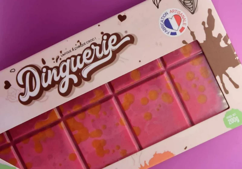 Tablette de Chocolat Framboise / Guimauve Pâtisserie Gennevilliers 92 4